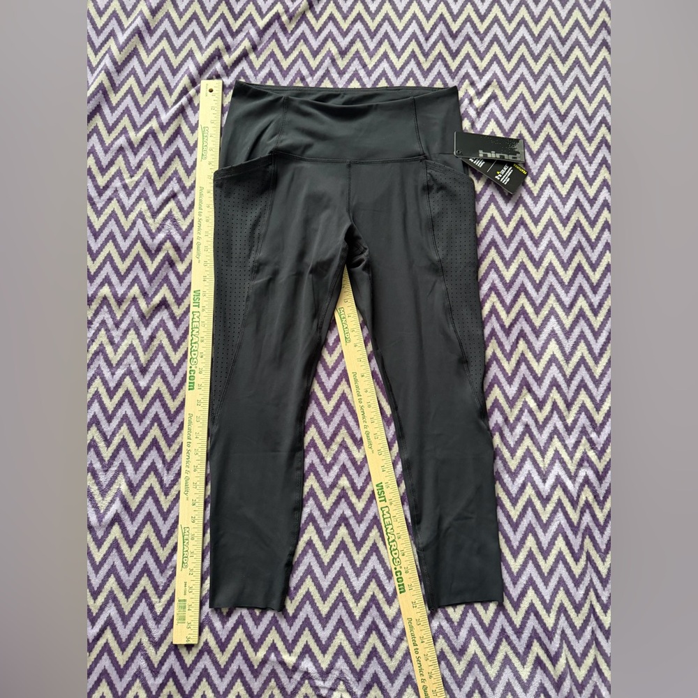 Hind Black Womens Yoga Pants Leggings Athletic Workout Size Large NWT
